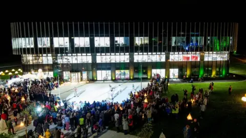 UWTSD The building was opened on Thursday evening