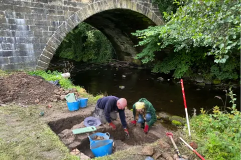 Dr Murray Cook Excavation at the Haugh