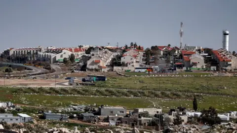 AFP File photo showing Adam settlement, near Ramallah, in the occupied West Bank (30 January 2015)