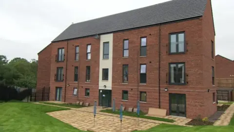 Council flats in Llanrhymney