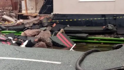 Sandwell Council Hole in the road