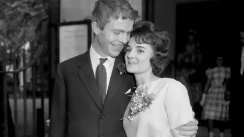 PA Media Max Mosley and the former Jean Taylor at Chelsea Register Office