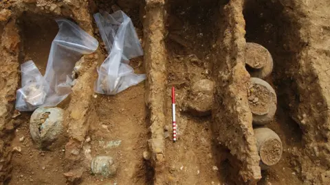 Chichester District Council Iron Age grave near Chichester