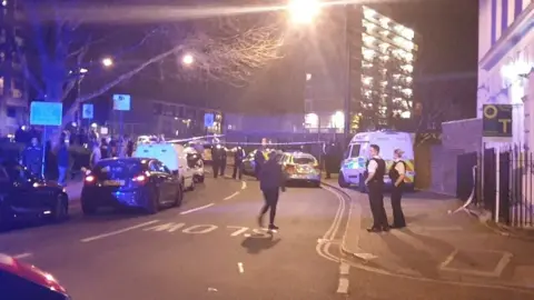 @999London Scene of Kentish Town stabbing