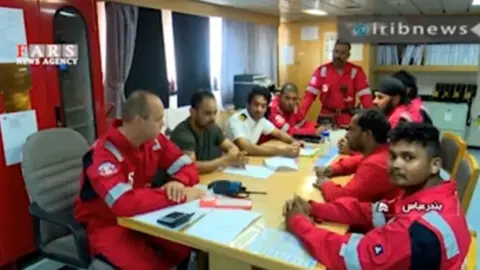 Irib Crew members on the Stena Impero