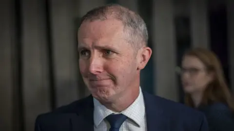 PA Media Michael Matheson sad