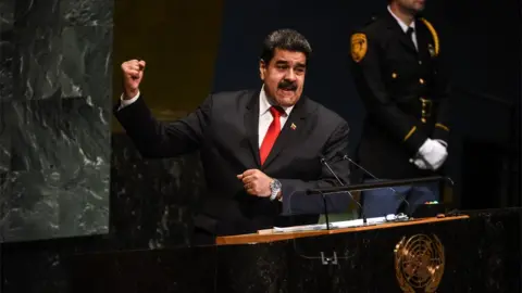 Getty Images Nicolas Maduro, President of Venezuela delivers a speech at the United Nations