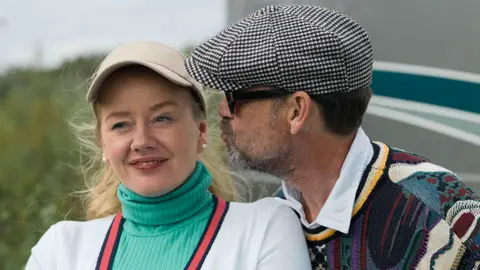 Matthew Eynon Dougray Scott with Tamzin Malleson