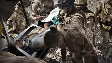 Getty Images Medics in Afghanistan