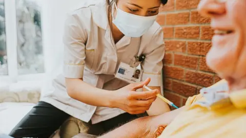 Getty Images Person vaccinated