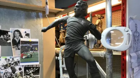 BBC Maquette of Kevin Beattie statue