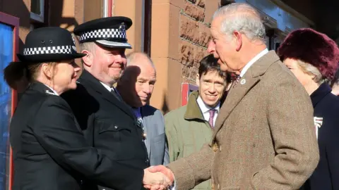 Peter Byrne Prince of Wales visit to Cumbria