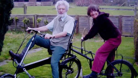 JOAN HILLIER Hilliers on a tandem bike