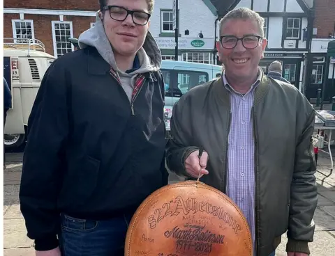 Atherstone Ball Game Peter and Robson Smith