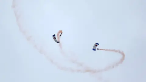 EPA Members of the Royal British Legion Parachute Team