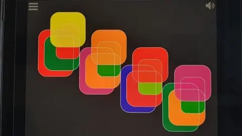 An image of what the Clarion looks like as blocks building a chord