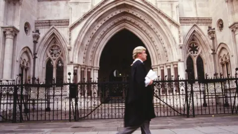 Getty Images A barrister outside the Royal Courts of Justice