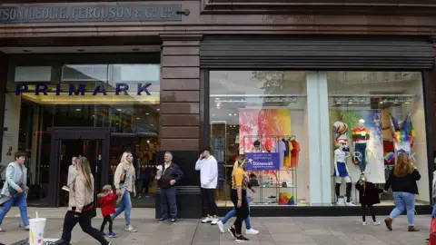 PACEMAKER Belfast Primark's Pride window display