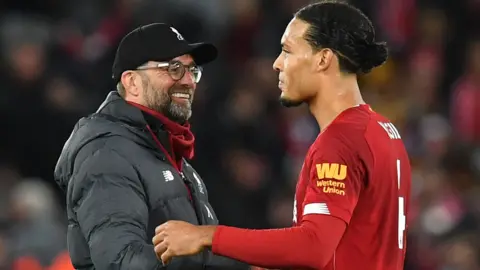 Jurgen Klopp and Virgil van Dijk