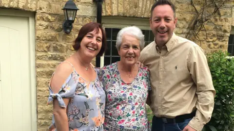 The Brain Tumour Charity Family picture of mum, daughter and son