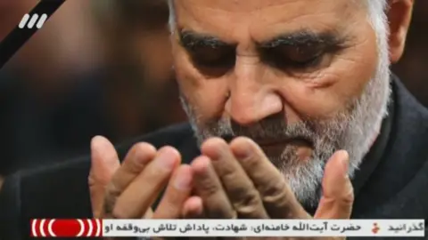 Iranian TV Qasem Soleimani video tribute on Iranian TV