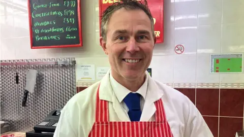 Jamie Langham, Dereham butcher shop manager