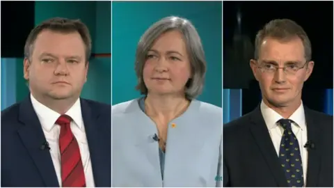 ITV Wales Nick Thomas-Symonds, Liz Saville Roberts, David TC Davies