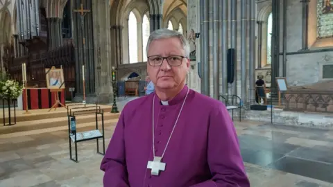 Bishop of Salisbury, the Rt Revd Stephen Lake,