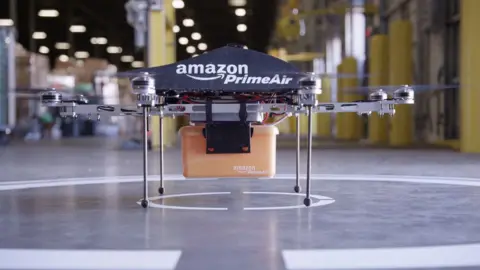Amazon An Amazon "Prime Air" drone