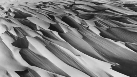 Getty Images Sastrugi on Antartica