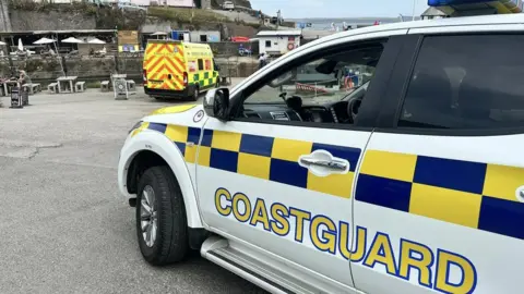 St Austell Coastguard Rescue at Charlestown Harbour