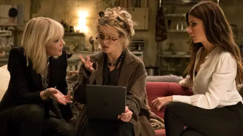 Warner Bros Cate Blanchett, Helena Bonham-Carter and Bullock in Ocean's 8