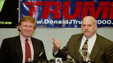 Getty Images Donald Trump and Jesse Ventura in 2000