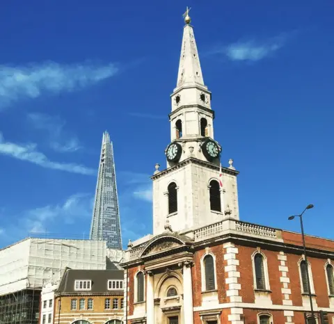 Rob via Wikimedia Church of St George the Martyr, Borough High Street, Bermondsey