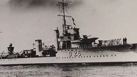 Ken Holmes HMS Warwick