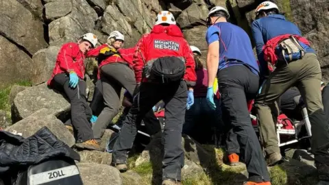 Edale Mountain Rescue Team Mountain rescuers