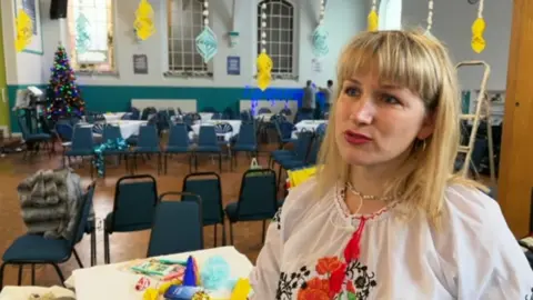 BBC Ukrainian refugee in Sussex