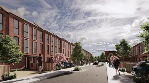 Wavensmere Homes Artist's impression on how the new homes could look