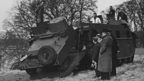 Blenheim Palace Testing landing craft at Blenheim Palace