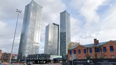 Google skyscrapers by Deansgate