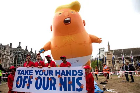 Getty Images trump baby balloon