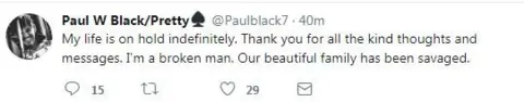 Twitter Paul Black's tweet