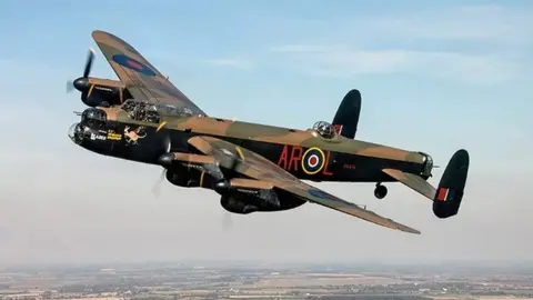 BBMF Lancaster bomber - memorial flight