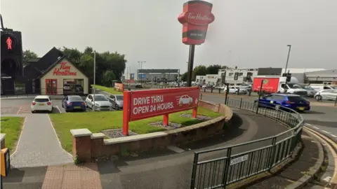 Google The girl was badly injured after being hit by a van at the Canadian restaurant