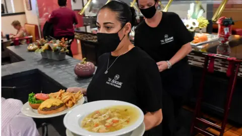 Getty Images US waitress