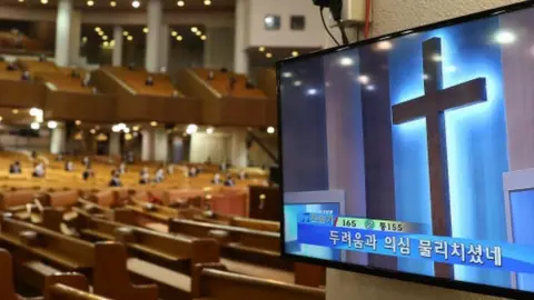 Getty Images File photo of a church in South Korea