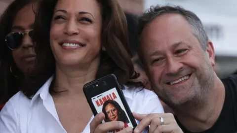 Getty Images Kamala Harris and Doug Emhoff