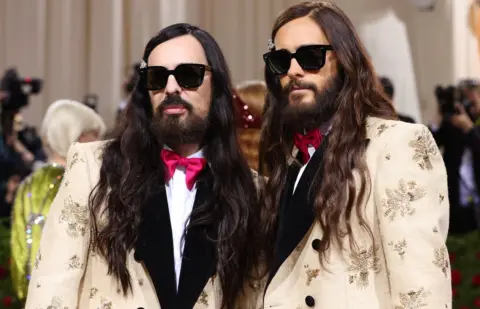 Reuters Alessandro Michele and Jared Leto