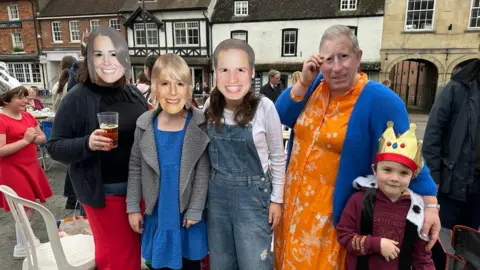 BBC Visitors at Marlborough street party