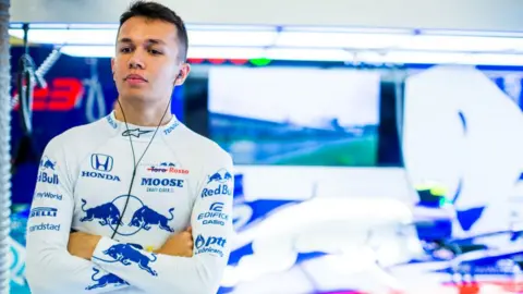 Getty Images Alex Albon driving for Toro Rosso